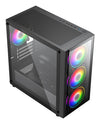 Vida Lucid ARGB PC Case Black | Liquid Cooling Support