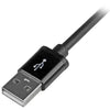 StarTech 2 m (6 ft.) USB to Lightning Cable - Long iPhone / iPad / iPod Charger Cable - Lightning to USB Cable - Apple MFi Certified - Black