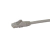 StarTech 75ft CAT6 Ethernet Cable - Gray CAT 6 Gigabit Ethernet Wire -650MHz 100W PoE RJ45 UTP Network/Patch Cord Snagless w/Strain Relief Fluke Tested/Wiring is UL Certified/TIA