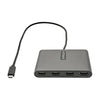 StarTech.com USB C to 4 HDMI Adapter - External Video & Graphics Card - USB Type-C to Quad HDMI Display Adapter Dongle - 1080p 60Hz - Multi Monitor Video Converter - Windows Only