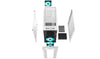 DeepCool CC560 WH Midi Tower PC Case White | Liquid Cooling Support