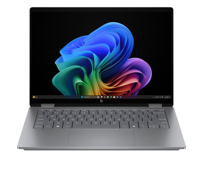 HP OmniBook X FlipNGAI 14-fk0004na Copilot+ PC AMD Ryzen™ AI 5 340 Hybrid (2-in-1) 35.6 cm (14") Touchscreen 2K 16 GB LPDDR5x-SDRAM 512 GB SSD Wi-Fi 7 (802.11be) Windows 11 Home Silver