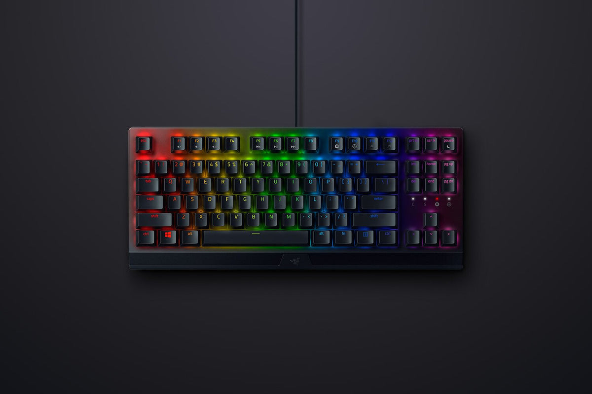 Razer Blackwidow V3 Tenkeyless Mechanical Gaming Keyboard | Wired, QWERTY, Full-size (100%), Black, Backlit