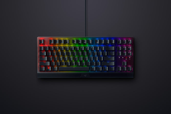 Razer Blackwidow V3 Tenkeyless Mechanical Gaming Keyboard | Wired, QWERTY, Full-size (100%), Black, Backlit