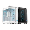 ASUS TUF GAMING GT502 Horizon TG ARGB White Midi Tower PC Case White | Liquid Cooling Support