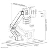 Neomounts by Newstar monitor desk mount