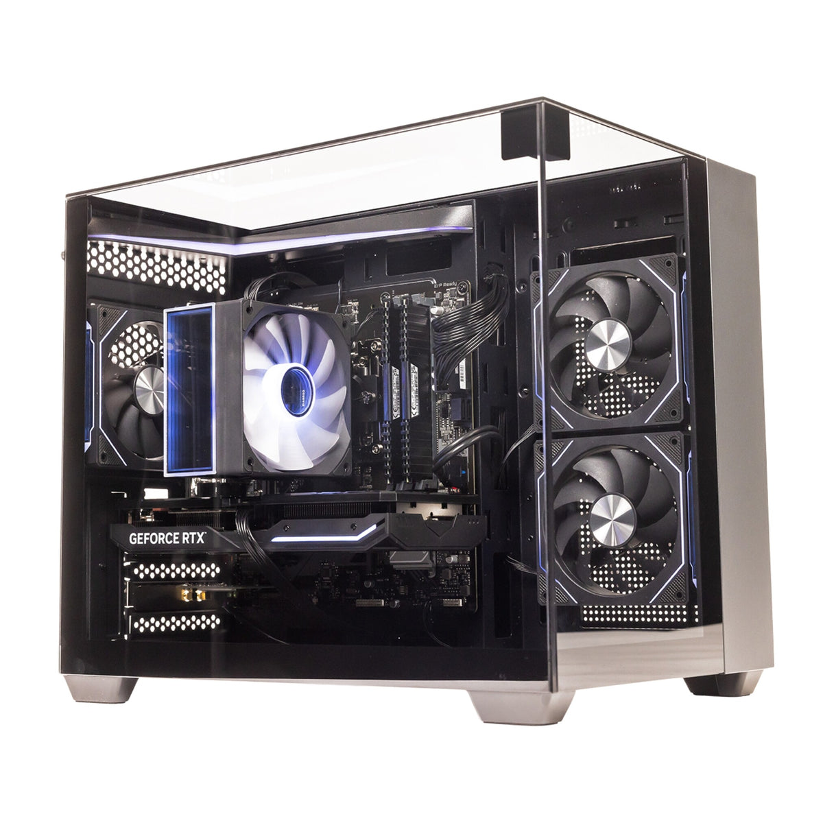 GTR Gaming PC | AMD Ryzen 7 5700X | GeForce RTX 5060 8GB | 32GB DDR4 3600MHz | 1TB NVMe SSD | 600W 80+ Bronze PSU | ARGB Case | Wi-Fi | Windows 11 Home