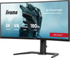 iiyama G-MASTER GCB3484WQSU-B1 computer monitor 86.4 cm (34") 3440 x 1440 pixels UltraWide Quad HD LED Black