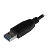 StarTech.com Portable 4 Port SuperSpeed Mini USB 3.0 Hub - Black~Portable 4 Port SuperSpeed Mini USB 3.0 Hub - 5Gbps - Black