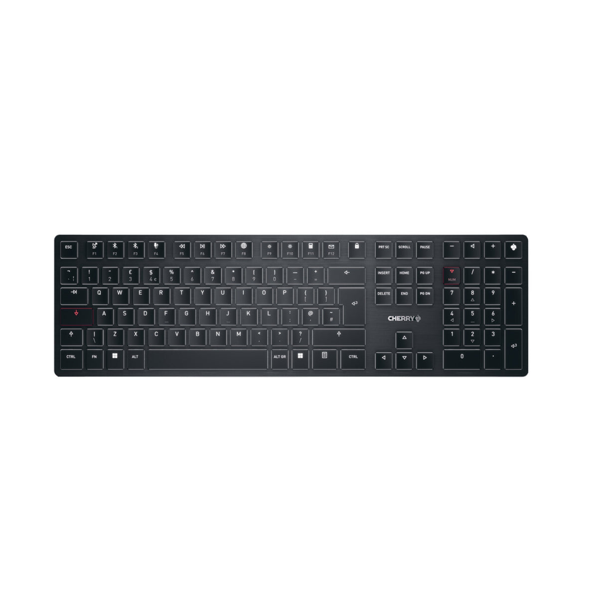 CHERRY CHERRY KW X ULP Mechanical Keyboard | Wired & Wireless, QWERTY, Black, Backlit
