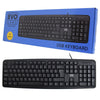 Evo Labs KD-101LUK Keyboard | Wired, QWERTY, Black
