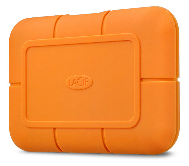 LaCie Rugged 500 GB Portable SSD | USB 3.2 Gen 2 Orange