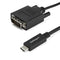 StarTech 3.3 ft. (1 m) USB-C to DVI Cable - 1920 x 1200 - Black
