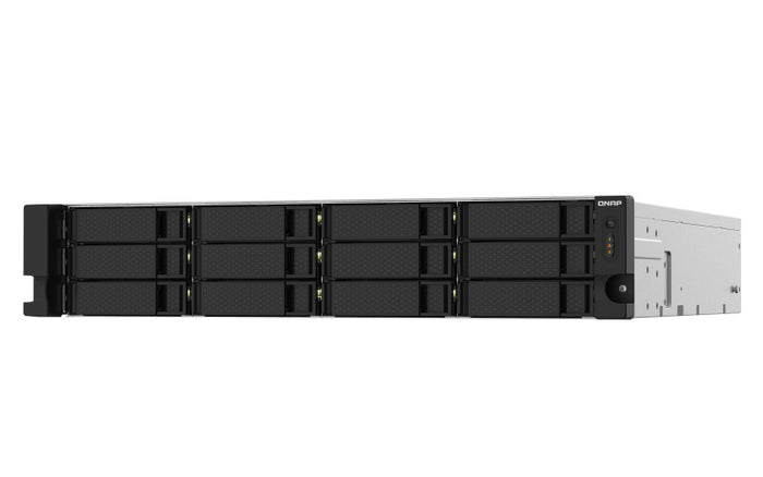 QNAP TS-1232PXU-RP Rack (2U) NAS | 12-bay, HDD & SSD, Annapurna Labs CPU, 4 GB GB RAM, 2 x LAN Ports