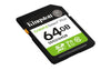 Kingston Technology 64GB SDXC Canvas Select Plus Gen3 100MB/s C10 UHS-I U1 V10