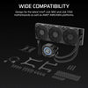 Corsair Nautilus 360 RS Processor All-in-one liquid cooler 12 cm Black