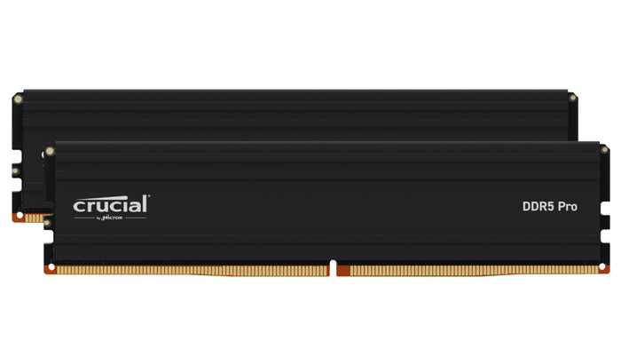 Crucial Pro 32 GB (2x16 GB) DDR5 6000 MHz Memory Kit | CL48, XMP, Heatsink