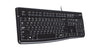Logitech Keyboard K120 for Business Keyboard | Wired, QWERTY, Black