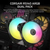 Corsair RS140 ARGB Case Fan | 140mm 1700 RPM 95.5 CFM PWM RGB Black