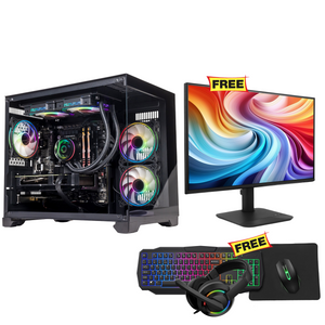 GTR Gaming PC | Intel Core i9-12900KF | RX 9070 XT 16GB | 32GB DDR5 | 1TB NVMe | Windows 11 | Combo Free (Gaming Monitor, Keyboard, Mouse & Headset)