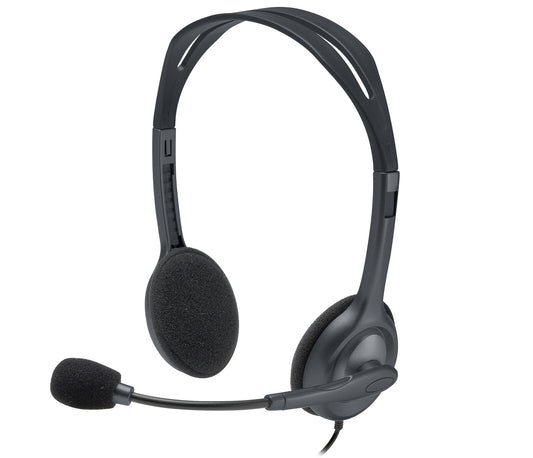 Logitech H111 Headset Wired Head-band Office/Call center Grey