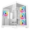 DeepCool CG530 4F WH ARGB Midi Tower PC Case White | Liquid Cooling Support