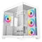 DeepCool CG530 4F WH ARGB Midi Tower PC Case White | Liquid Cooling Support