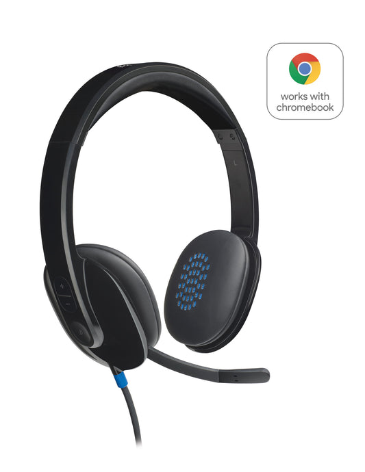 Logitech H540 Headset Wired Head-band Office/Call center USB Type-A Black