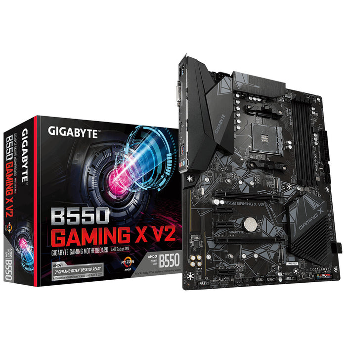 Gigabyte B550 Gaming X V2 ATX AMD Motherboard | AM4 Socket - 4 x DDR4 Memory Slots