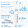 TP-LINK AXE5400 Tri-Band Mesh Wi-Fi 6E System Tri-band Wi-Fi 6 Mesh System | 3-Pack, White