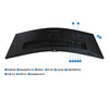 Samsung LS34C652UAU 34" Wide Quad HD Curved Monitor | 3440 x 1440 100Hz DP