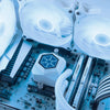 Silverstone PF240W-ARGB Processor All-in-one liquid cooler White