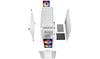 DeepCool CC360 WH ARGB Mini Tower PC Case White | Liquid Cooling Support