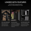 Corsair AIR 5400 LX-R RGB iCUE LINK Midi Tower Black