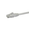 StarTech.com 7m CAT6 Ethernet Cable - White CAT 6 Gigabit Ethernet Wire -650MHz 100W PoE RJ45 UTP Network/Patch Cord Snagless w/Strain Relief Fluke Tested/Wiring is UL Certified/TIA