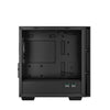 DeepCool CH360 DIGITAL ARGB Micro Tower PC Case Black | Liquid Cooling Support