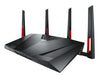 ASUS DSL-AC88U wireless router Gigabit Ethernet Dual-band (2.4 GHz / 5 GHz) 4G Black