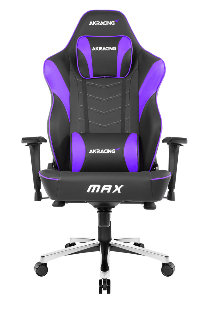 AKRacing Masters Series Max Gaming armchair Upholstered padded seat Black, Violet