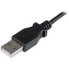 StarTech Micro-USB Charge-and-Sync Cable M/M - Right-Angle Micro-USB - 30/24 AWG - 1 m (3 ft.)