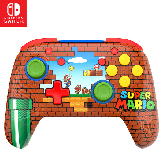 Turtle Beach Rematch Wireless Controller: Mario Bricks Reveal – Officially Licensed by Nintendo. Also works with Nintendo Switch 2 (C Button is not on this controller)