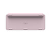 Logitech MX Keys Mini Keyboard | Wireless, QWERTY, Pink, Backlit