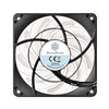 Silverstone FW124 Computer case Air cooler Black, White 1 pc(s)
