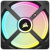 Corsair iCUE LINK QX120 3 Pack Case Fan | 120mm 2400 RPM 63.1 CFM PWM RGB Black