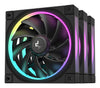 DeepCool FL12-3 in 1 Computer case Fan 12 cm Black 3 pc(s)