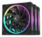 DeepCool FL12-3 in 1 Computer case Fan 12 cm Black 3 pc(s)