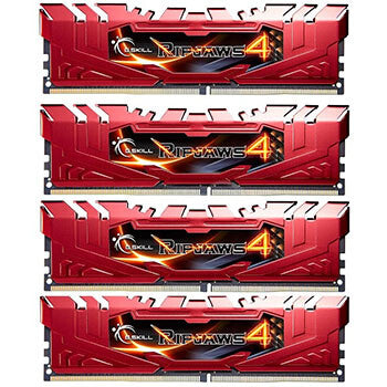 G.Skill Ripjaws 32 GB (4x8 GB) DDR4 2400 MHz Memory Kit | CL15, Heatsink