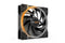be quiet! Light Wings High Speed Fan | 120mm 2500 RPM 52.3 CFM PWM RGB Rifle bearing Black
