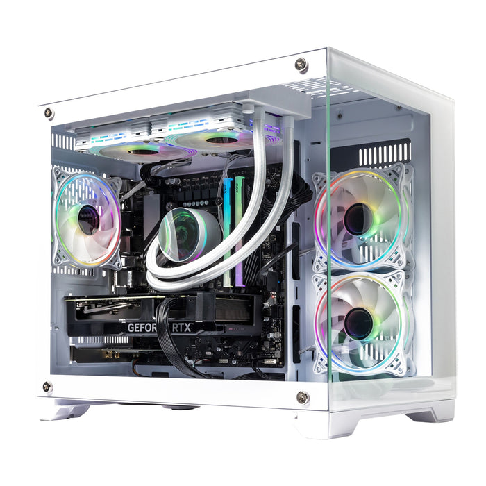 GTR Gaming PC | AMD Ryzen 7 7800X3D | RTX 5060 Ti 8GB GDDR7 | 32GB DDR5 5600MHz | 1TB NVMe SSD | 600W 80+ Bronze PSU | Wi-Fi | Windows 11 Home | ARGB White Gaming Case