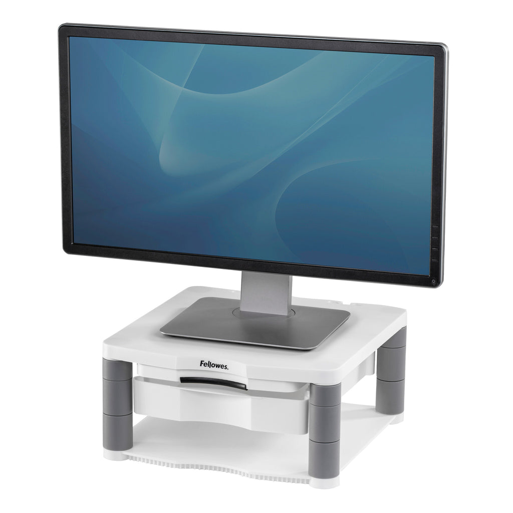 Computer Monitor Stand 3 Height Adjustments Premium Monitor Riser Plus Cable Management Ergonomic Adjustable Monitor Stand Computers Max Weight 36KG Max 21"