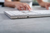 CHERRY KW 9100 SLIM FOR MAC Keyboard | Wired & Wireless, QWERTY, Silver